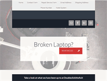 Tablet Screenshot of doubleclickittofixit.com